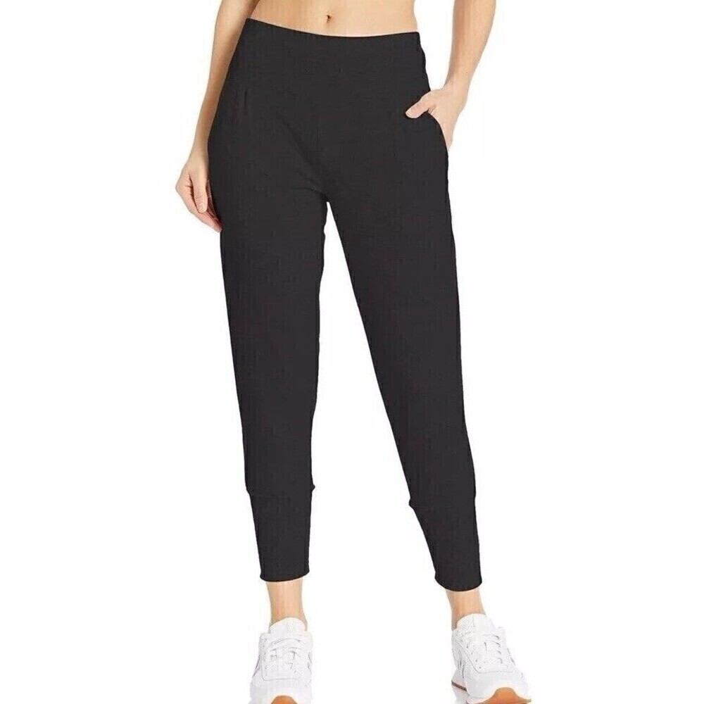 Paskho Black Slim Pull On Sweat Pants XS